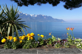 Ženevské jezero - Montreux